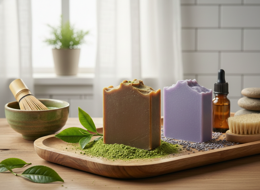 Pack Ritual – Jabón MATCHA + Jabón REISHI - los antioxidantes más poderosos del planeta