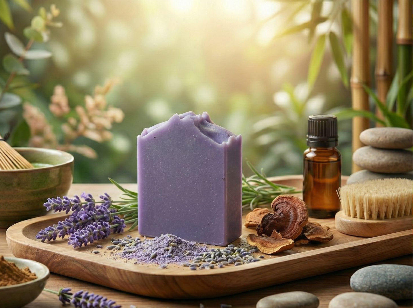 Pack Ritual – Jabón MATCHA + Jabón REISHI - los antioxidantes más poderosos del planeta